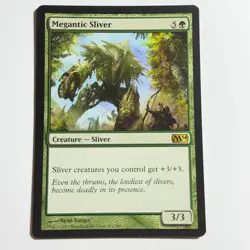 Megantic Sliver 185 R Magic 2014 (M14) Magic the Gathering MTG LP - Image 1