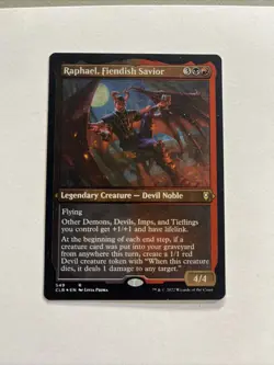 MTG - Raphael, Fiendish Savior (Foil Etched) Commander Legends: NM - Image 1