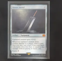 Magic: The Gathering Buster Sword Artifact Equipment Universes Beyond Final Fan. - Image 1