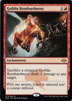 MTG Goblin Bombardment (279) | NM | Modern Horizons 2 {MH2} - Image 1