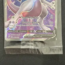 Pokemon TCG Mewtwo V Promo Holo SWSH229 English factory sealed - Image 2