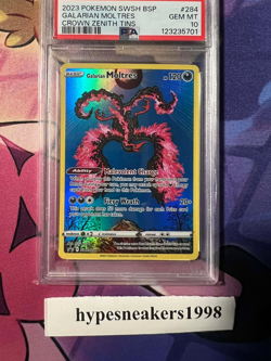 2023 Pokemon Galarian Moltres SWSH284 SWSH: Sword & Shield Promo PSA 10 - Image 3