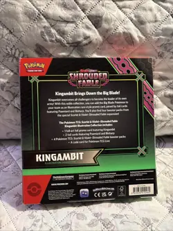Pokemon Shrouded Fable SV6.5 Kingambit Illustration Collection SV6.5 New Sealed - Image 2