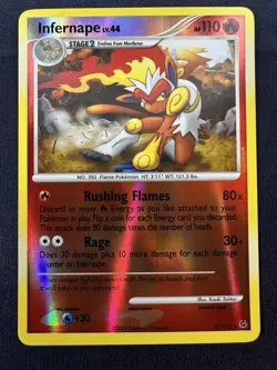 Infernape Platinum Reverse Holo Rare Pokemon TCG 31/127 NM FREE SHIPPING - Image 1