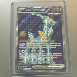 Pokemon Temporal Forces Iron Crown ex Full Art 191/162 NM - Image 3