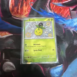 Smoliv 102/091 Pokemon SV: Paldean Fates Holo Shiny Rare NM - Image 1