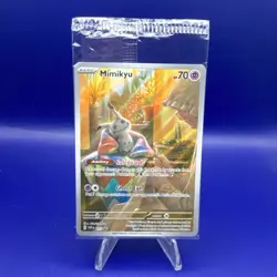 SEALED Pokemon Mimikyu SVP 075 Paldean Fates Black Star Promo NM - Image 1