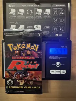 2 Pokemon team rocket 1st edition WOTC booster packs 20.88g and 20.90 g - Image 1