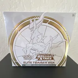 Pokemon Sword & Shield Brilliant Stars Elite Trainer Box 65 Arceus Sleeves - Image 1