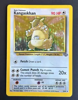 Pokemon Kangaskhan 5/64 Jungle Holo LP/MP - Image 1