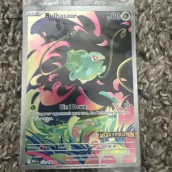 Bulbasaur - (Mega Evolution Stamped) 133/132 IR Holo Pokemon TCG - Image 1
