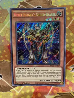 Yu-Gi-Oh! TCG Noble Knight's Shield-Bearer Brothers of Legend BROL-EN017 1st Ed - Image 1