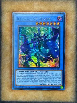 Yugioh Illusion of Chaos MP23-EN017 Secret Rare 1st Ed NM - Image 1