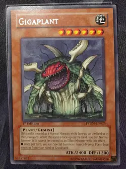 3x Yu-Gi-Oh! Gigaplant Rare (PTDN-EN026) 1st Edition Lightly Played - Image 2