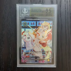 One Piece Futuristic Lab NAMI Waifu Doujin Holo Foil TCG Card Slab SB24 - Image 1