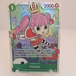Bandai Perona OP03-031 SR Holo Character Card 2000 Power One Piece CCG - Image 1