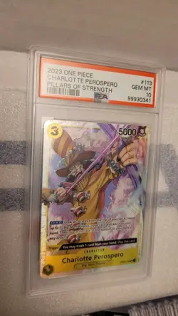 2023 Charlotte Perospero Alt Art OP03-113 Pillars Of Strength One Piece PSA 10 - Image 1