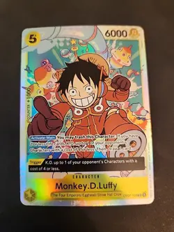 One Piece TCG Monkey D. Luffy OP07-109 SR NM English 500 Years in the Future - Image 1