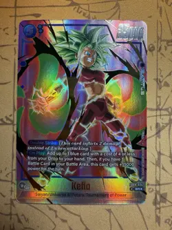 Kefla FB08-034 Alternate Art Saiyan's Pride Dragon Ball English Card Fusion Worl - Image 1