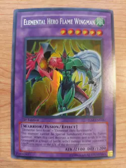 Elemental Hero Flame Wingman - TLM-EN035 - Near Mint NM - Ultra Rare - 1st Ed - Image 1