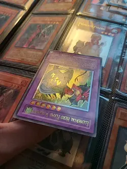 Yugioh Elemental Hero Flame Wingman TLM-EN035 Ultimate Rare 1st Edition - Image 3