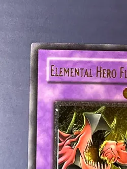 Yugioh Elemental Hero Flame Wingman TLM-EN035 Ultimate Rare 1st Edition LP/MP - Image 4