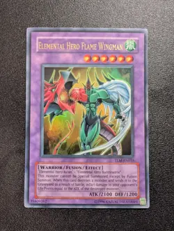 Elemental HERO Flame Wingman TLM-EN035 Ultra Rare Unlimited Edition LP - Image 1