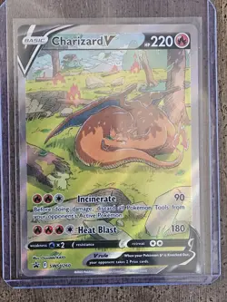 Pokemon Charizard V SWSH260 SWSH: Sword & Shield Promo Cards Holo NM RARE 260 - Image 1