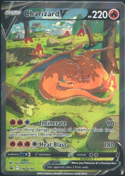 Charizard V Swsh260 Swsh: Sword & Shield Promo Cards Holo NM OC - Image 1