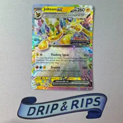 Jolteon ex 030/131 Stamped Promo Prismatic Evolutions Pokemon Card Near Mint - Image 1