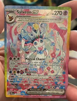 Pokemon TCG Sylveon EX Card Sir 156/131 Prismatic Evolutions PSA 9 FREE 📦 🔥 - Image 2