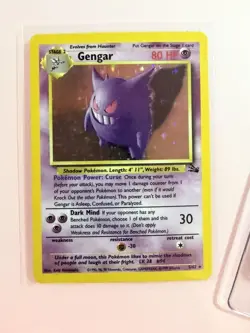 Pokemon TCG Gengar 5/62 Fossil Holo Lightly Played - Image 1