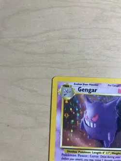 Pokemon TCG Fossil Gengar 5/62 Holo Lightly Played - Image 2