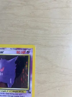 Pokemon TCG Fossil Gengar 5/62 Holo Lightly Played - Image 5