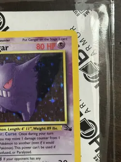 Pokemon TCG Gengar Holo Rare Fossil Unlimited 5/62 Lightly Played - Image 3