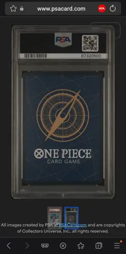 2023 One Piece Boa Hancock rare JUDGE Promo PSA 10 OP02-059 Card Foil - Image 3