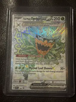Ogerpon EX 166 Sv: Scarlet & Violet Promo Cards Holo Pokemon TCG Teal Mask - Image 1