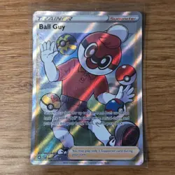Pokemon TCG Ball Guy Shining Fates Ultra Rare Card 065/072 NM Condition - Image 1