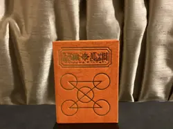 Zatch Bell The Card Battle Ponygon Orange Spell Book with Gold Trim 2005 - Image 1