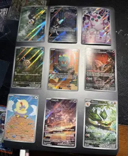 NM Pokemon Lot Collection Of (8) Cards All Different Illustration Rare & (1) UR - Image 1