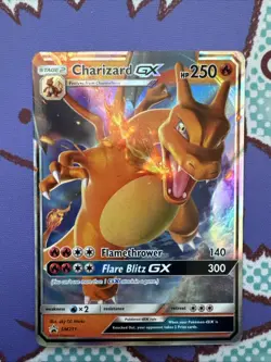 Pokemon TCG Charizard GX SM Black Star Promo Holo Card SM211 - Image 1