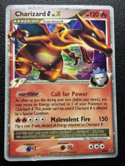 Charizard G LV.X DP45 Black Star Promo 2009 Holo Rare Pokemon Card TCG MP - Image 1
