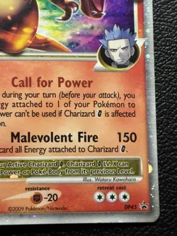 Charizard G LV.X DP45 Black Star Promo 2009 Holo Rare Pokemon Card TCG MP - Image 5