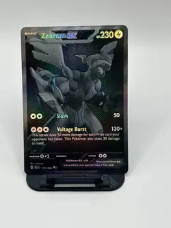 Pokemon Zekrom EX 172/086 Holo BLK EN Basic Card English Lightning - Image 1