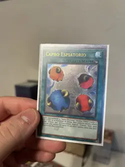 Yugioh Card Scapegoat Ultimate Rare Op08 Italian Miscut / Misprint. No Border. - Image 3