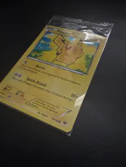 Pokemon Card Pikachu XY 42/146 Holo Movie Promo Factory Sealed Bonus Card - Image 3