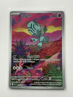 Pokemon Elgyem Illustration Rare Card 120/086 S&V Black Bolt - NM / M - Image 3