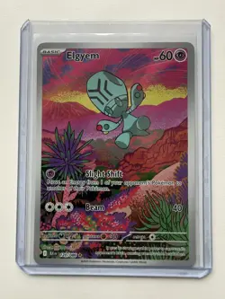 Pokemon Elgyem Illustration Rare Card 120/086 S&V Black Bolt - NM / M - Image 4