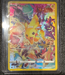Pokemon Pikachu TCG Full Art Secret Rare Holo Card 160/159 Crown Zenith NM 002 - Image 1