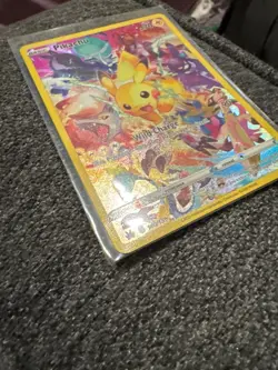 Pokemon Pikachu TCG Full Art Secret Rare Holo Card 160/159 Crown Zenith NM 002 - Image 4